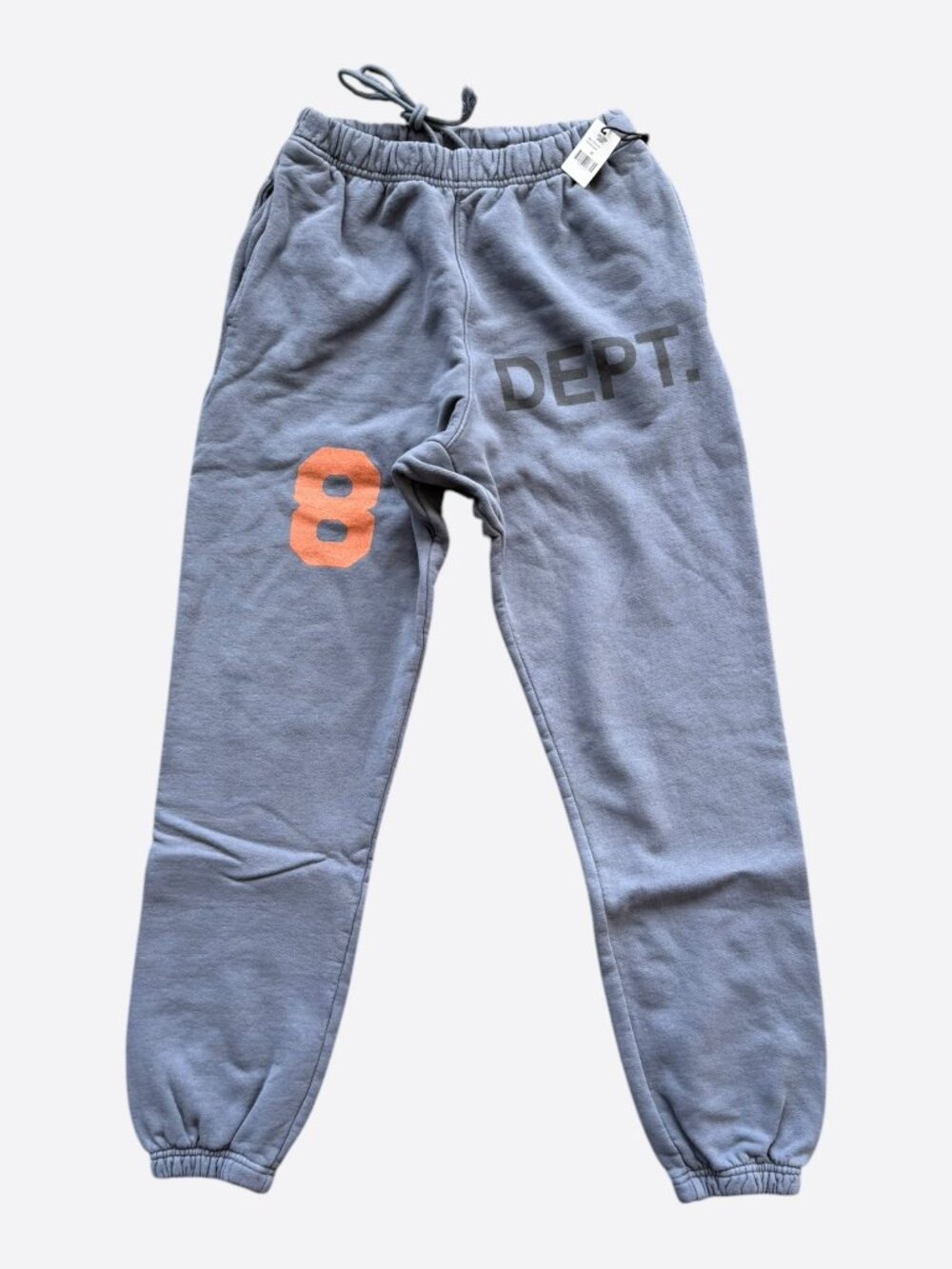 Gallery Dept Navy, Orange & Black Dept 8 Logo Sweatpants